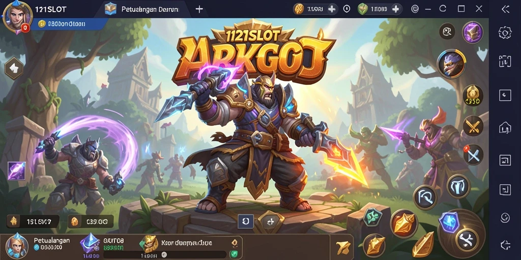 Tangkapan layar gameplay <strong>1121SLOT</strong> yang menunjukkan aksi seru dalam pertarungan.
