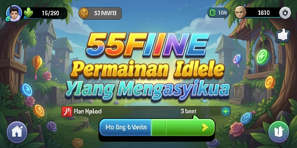 Tampilan gameplay 55FIVE yang menawan dan interaktif.
