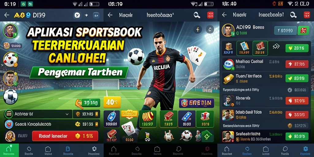 Tampilan gameplay ADI99 dengan berbagai opsi taruhan olahraga.