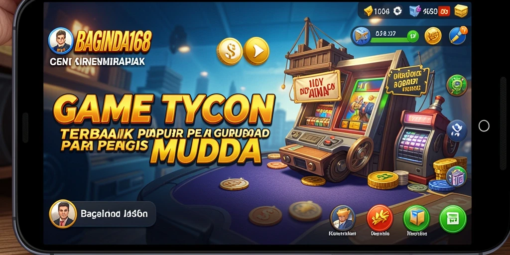 Tampilan gameplay Tycoon seru dan menantang di BAGINDA168.
