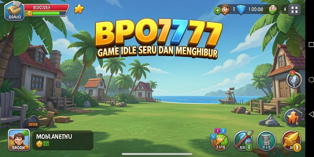 Tangkapan layar gameplay menunjukkan karakter yang sedang bertarung dalam BPO777.