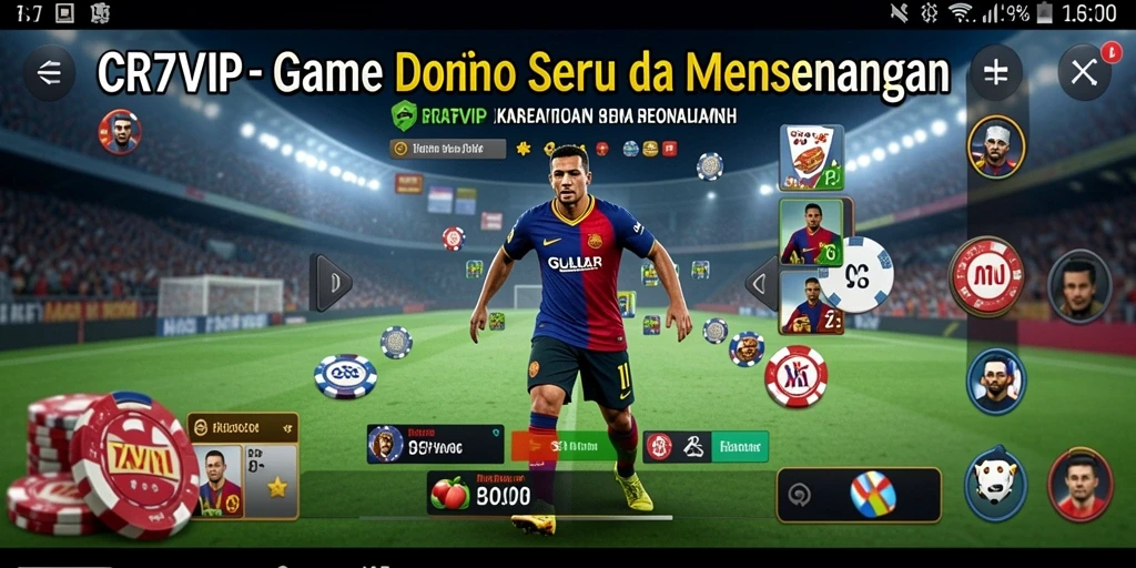 Tampilan gameplay seru dalam CR7VIP dengan pemain yang berinteraksi.