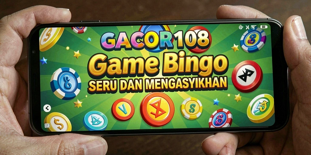 Tampilan gameplay GACOR108 dengan suasana permainan Bingo yang seru.