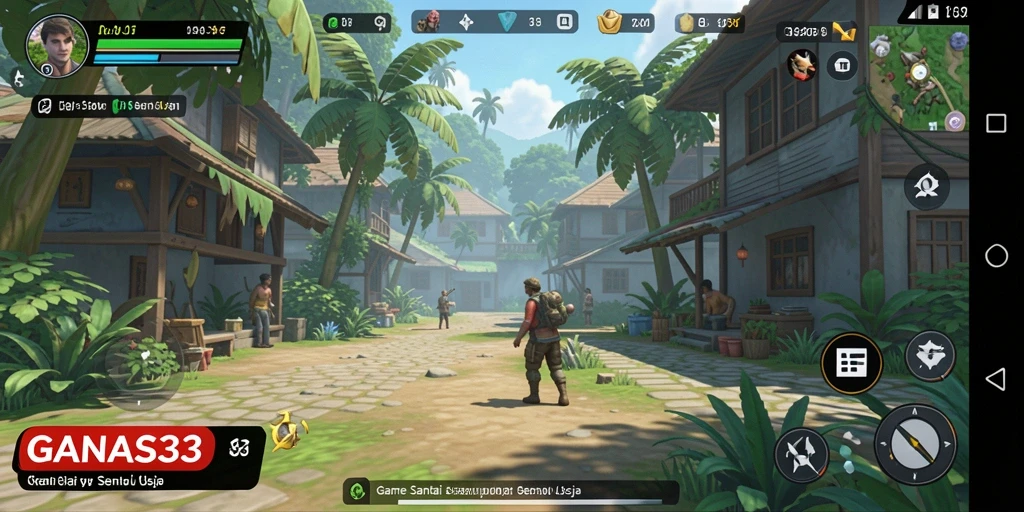 Tampilan gameplay seru dan menarik dari GANAS33.