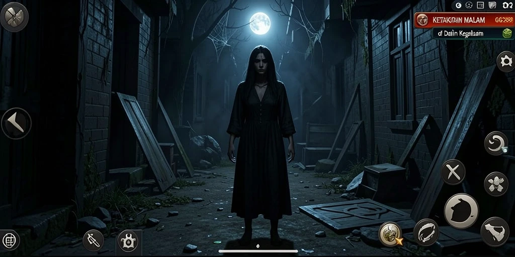 Gameplay mencekam dengan suasana horor yang menegangkan.