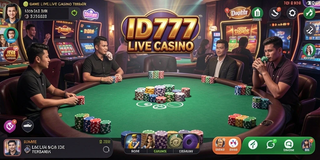 Tampilan gameplay ID777 yang menarik dari Live Casino.