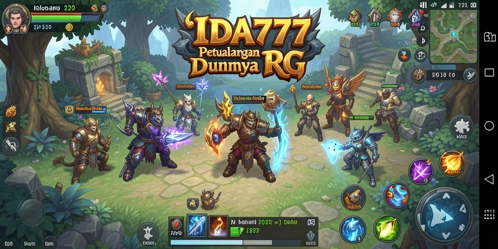 Tampilan gameplay seru dalam dunia RPG yang menantang.