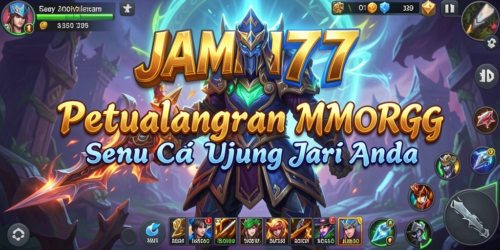 Tampilan gameplay seru dan grafis memukau dari JAMIN777.