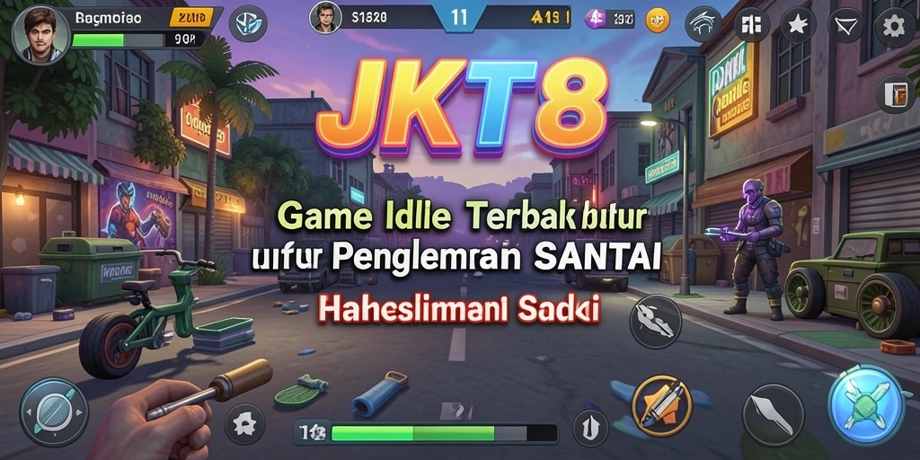 Tampilan gameplay JKT8 yang menawan dan menyenangkan.