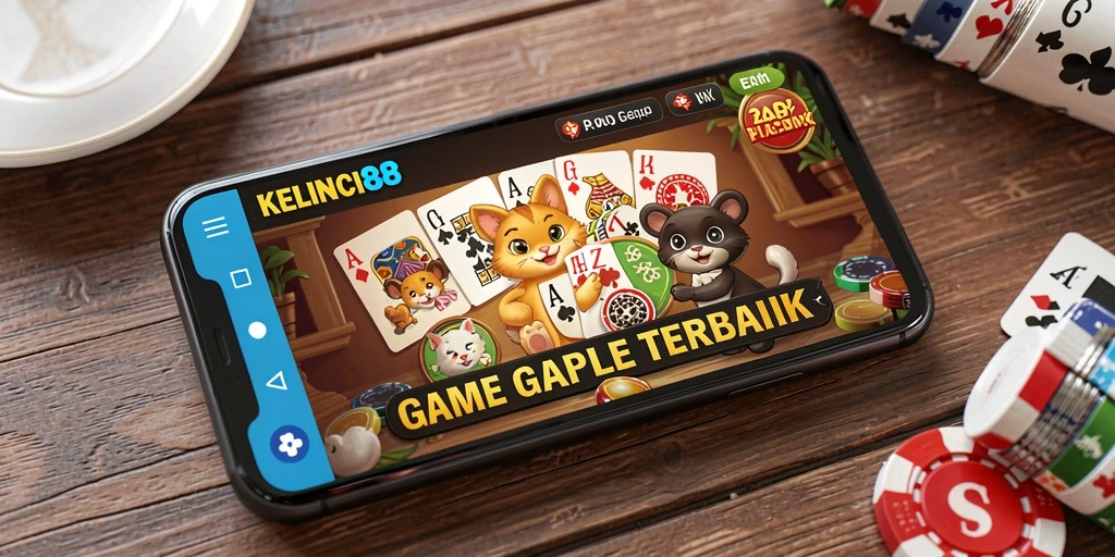 Tampilan gameplay Gaple yang seru di KELINCI88.