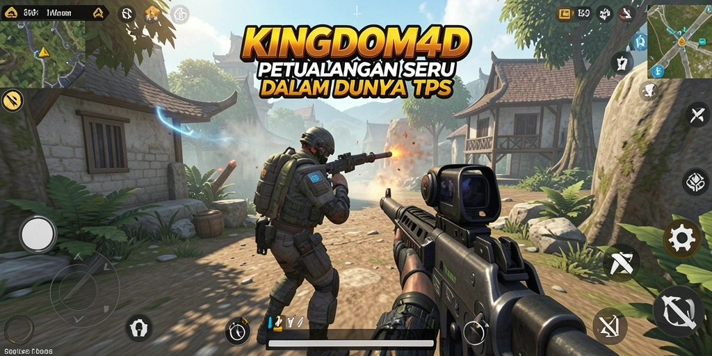 Gameplay mendebarkan KINGDOM4D dengan aksi TPS yang seru.