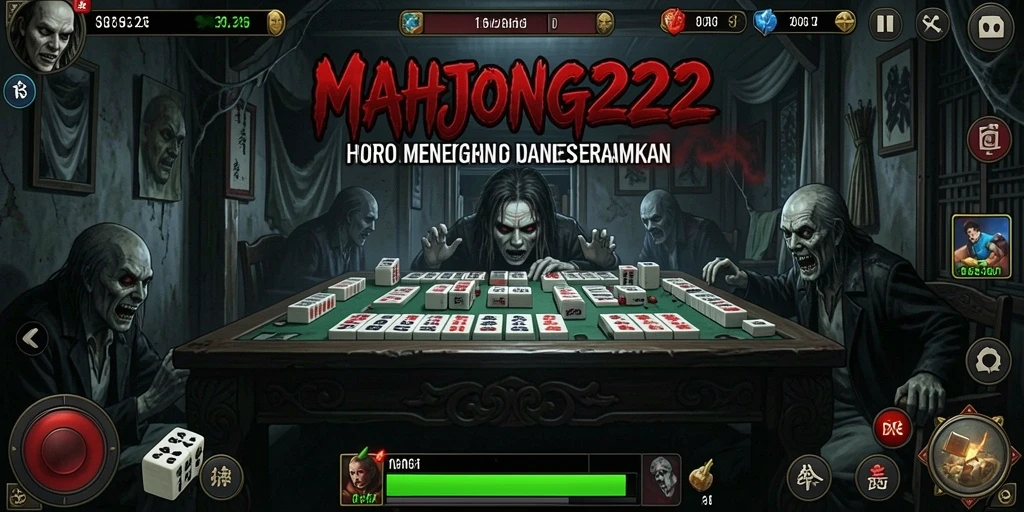 Gameplay menyeramkan MAHJONG222 dengan tantangan menegangkan.