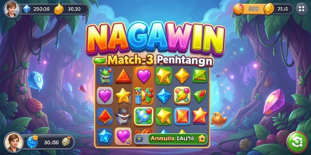 Tampilan grafis menarik dari gameplay NAGAWIN yang seru.
