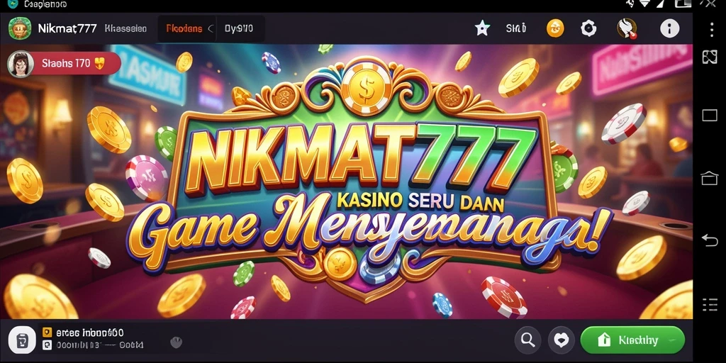 Tampilan menarik gameplay Kasino di NIKMAT777.