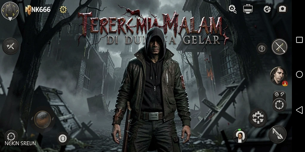Gameplay NK666 yang menegangkan dengan suasana horor yang kental.