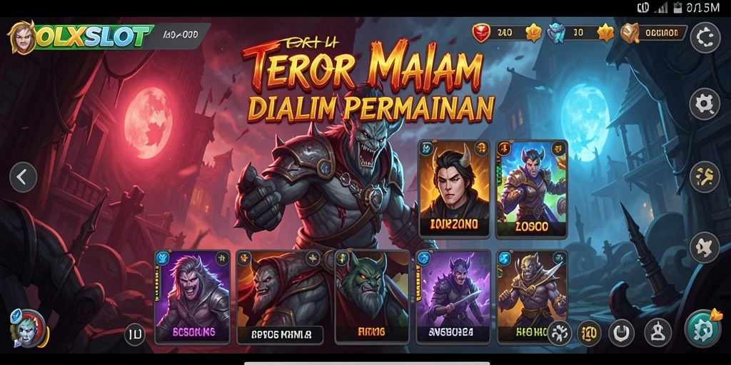 Gambaran gameplay OLXSLOT yang menegangkan dan mencekam.
