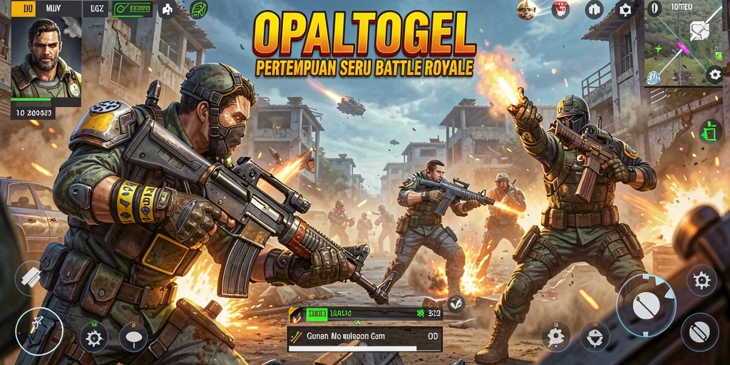 Gameplay intens dan seru dari OPALTOGEL dalam pertempuran Battle Royale.