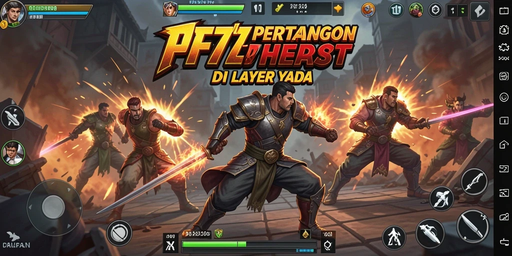 Gameplay seru PF777 dengan pertarungan intens dan karakter unik.