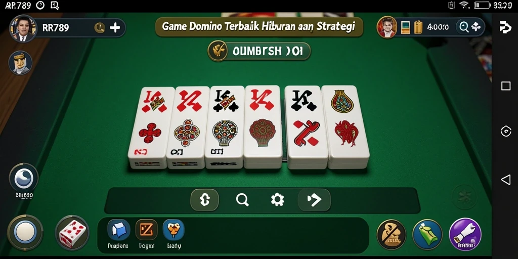 Tampilan gameplay seru dari game Domino RR789.