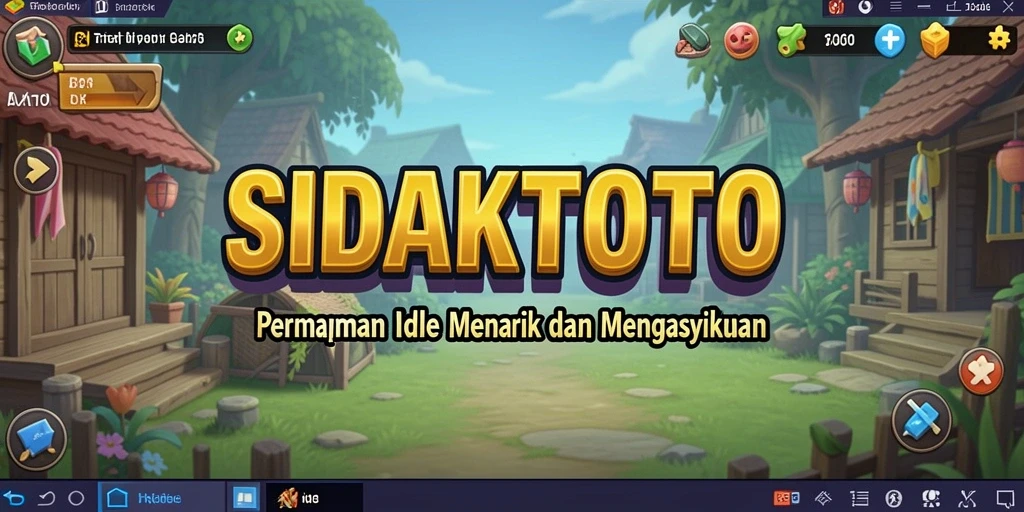 Tampilan gameplay Idle yang menarik dan interaktif di SIDAKTOTO.