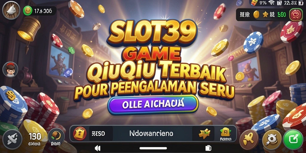 Tampilan gameplay QiuQiu yang dinamis dan menarik.
