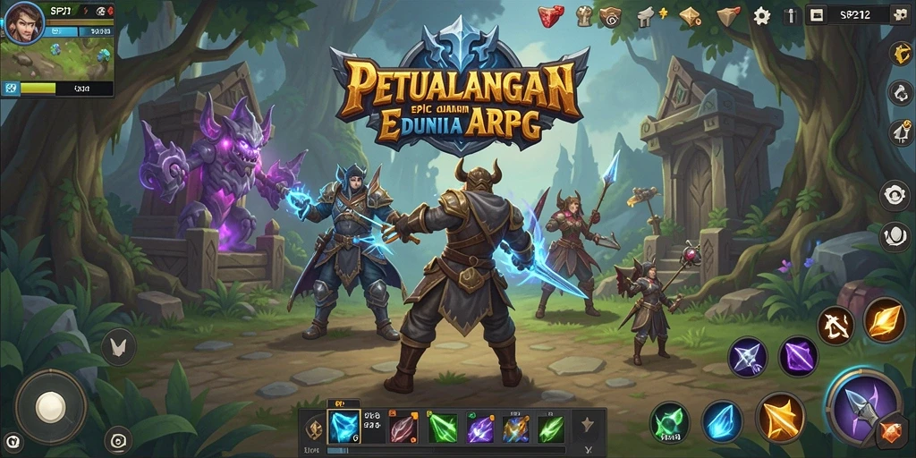 Menampilkan aksi pertarungan seru dalam dunia ARPG.
